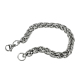 Thick braided stainless steel bracelet