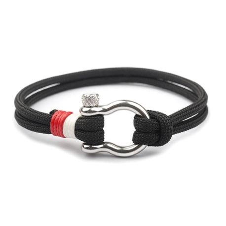 Black rope bracelet